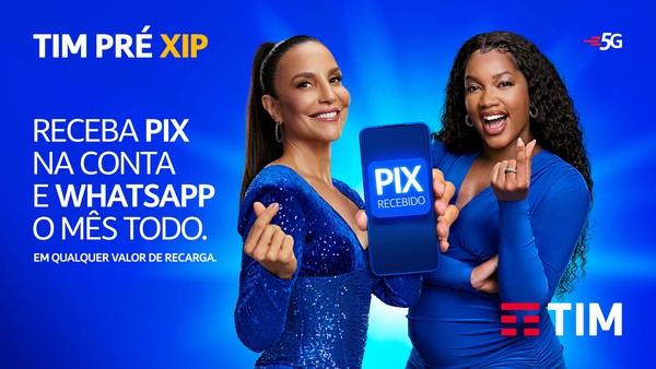TIM agora oferece Pix a clientes que fizerem recarga pelo app; saiba tudo