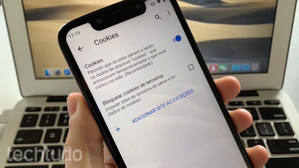 Como ativar cookies no celular