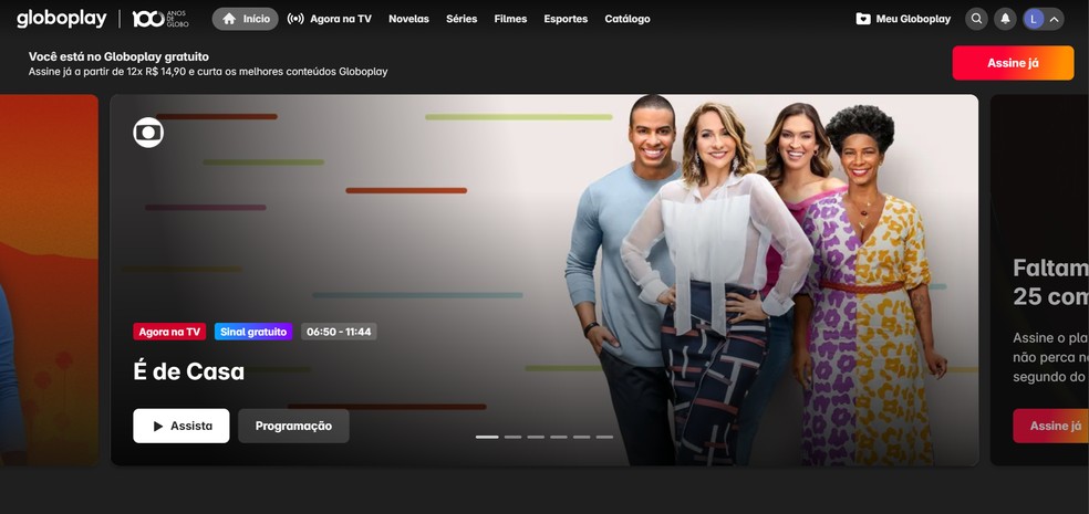  Reprodução/Globoplay