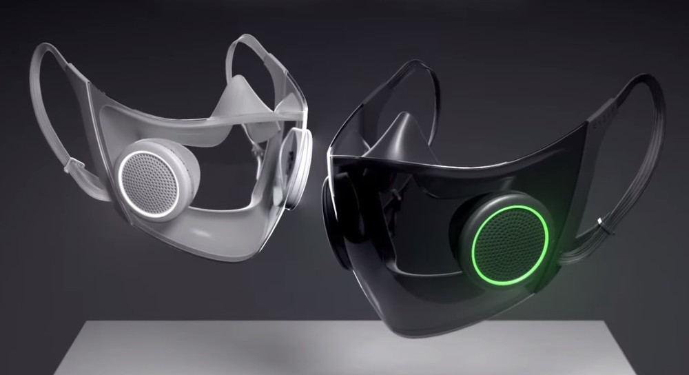 Razer decide fabricar máscara futurista que protege da Covid