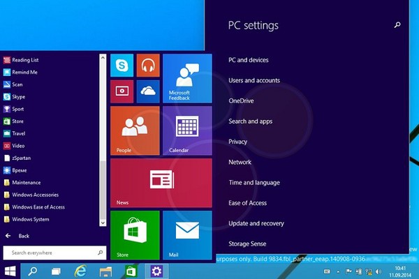 Windows 9: vazam telas da build 9834 do Threshold com novas funções