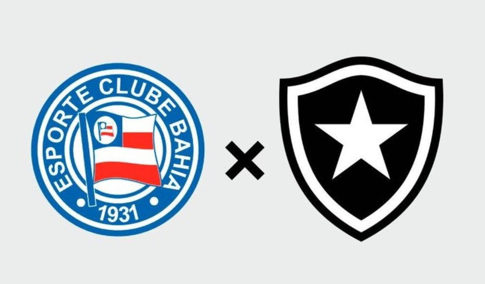 Bahia x Botafogo se enfrentam pela 24ª rodada do Brasileirão 2024 — Foto: Reprodução/GZH