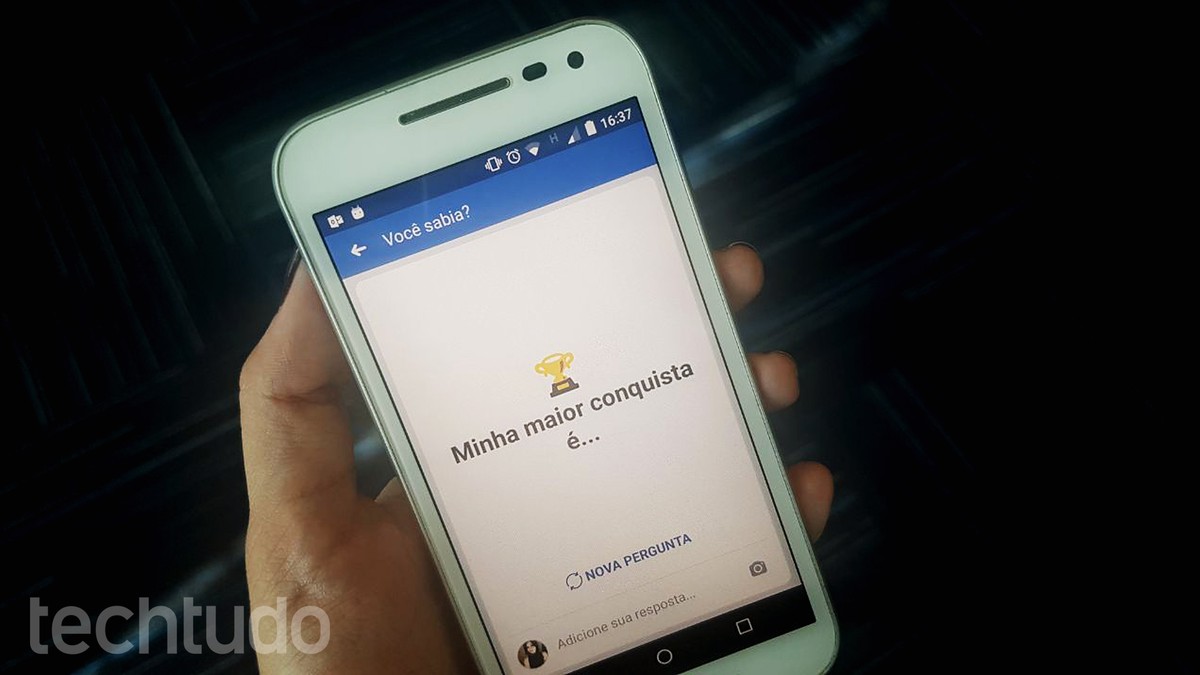 Como criar perguntas e respostas no Facebook pelo celular