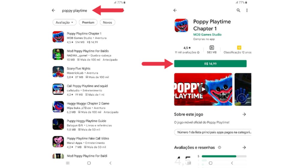 Como baixar Poppy Playtime em celulares Android, iPhone e no PC