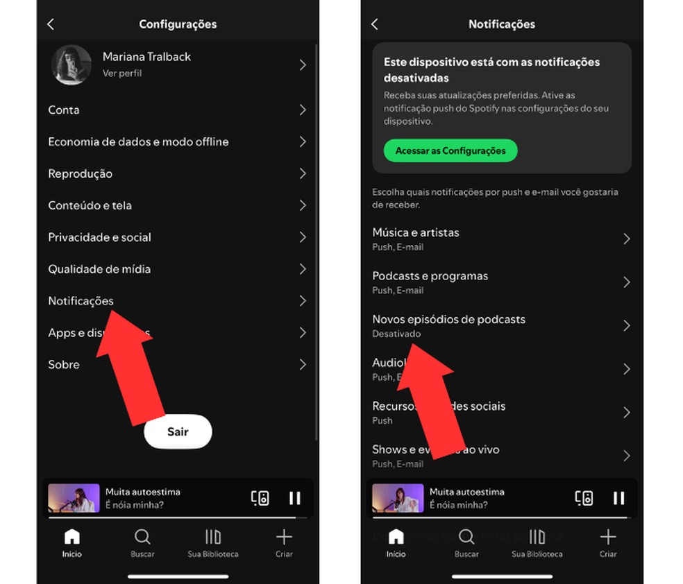  Reprodução/Mariana Tralback