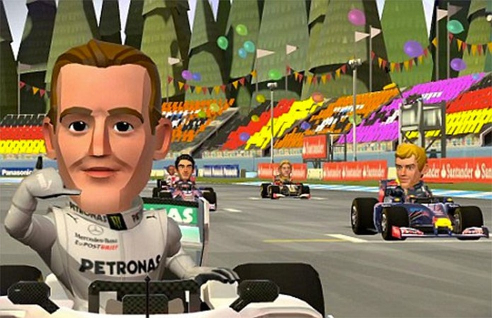 Quadro Mario Kart Karting Corrida Carrinho Senna Formula 1