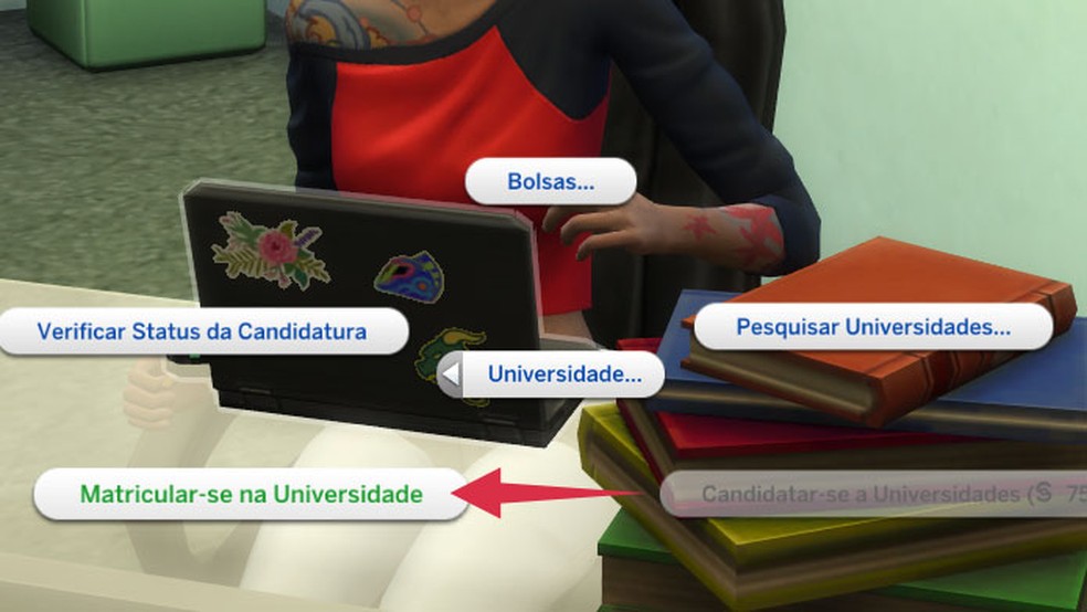 The Sims 4 Vida Universitária: Cartas reais das universidades do