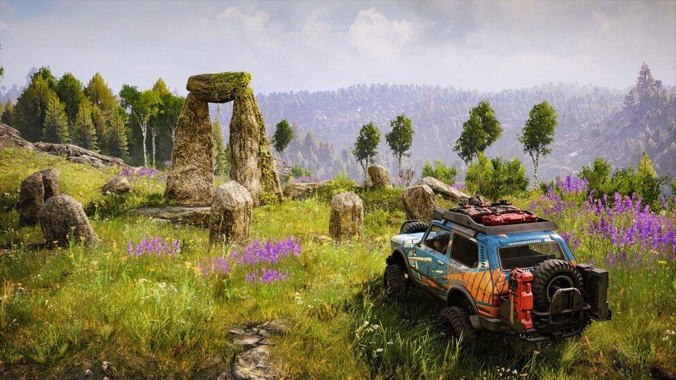 Expeditions: A MudRunner Game desafia jogadores a encontrarem locais de difícil acesso — Foto: Reprodução/Steam