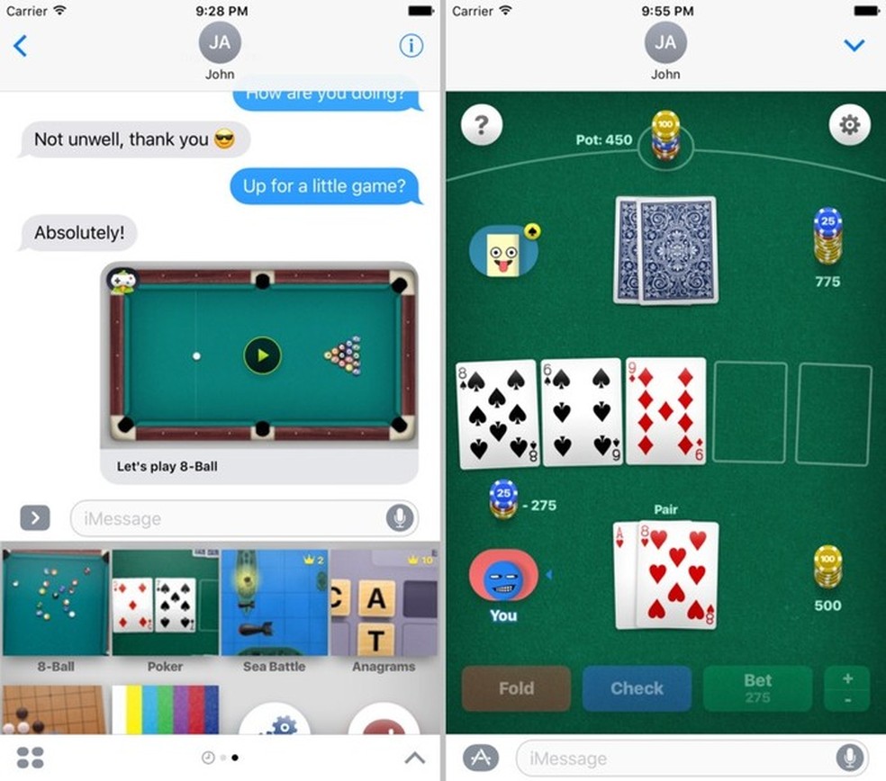 Como jogar jogos no aplicativo iOS Messages – Mundo Apple SJC