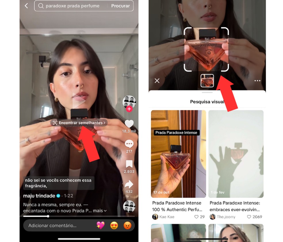  Reprodução/Mariana Tralback