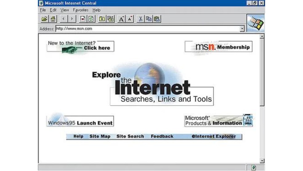 Lista reúne cinco sites que registram o passado da internet; confira — Foto: Reprodução/Version Museum