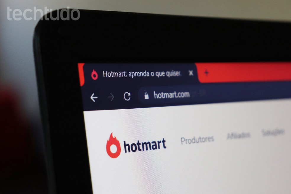Como vender na Hotmart: interessados no serviço devem realizar um cadastro na plataforma para usar todas as funcionalidades  — Foto: Ana Letícia Loubak/TechTudo