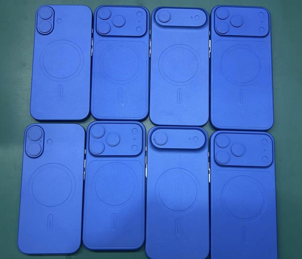 Imagens vazadas de protótipos do iPhone 17 — Foto: X/@SonnyDickson