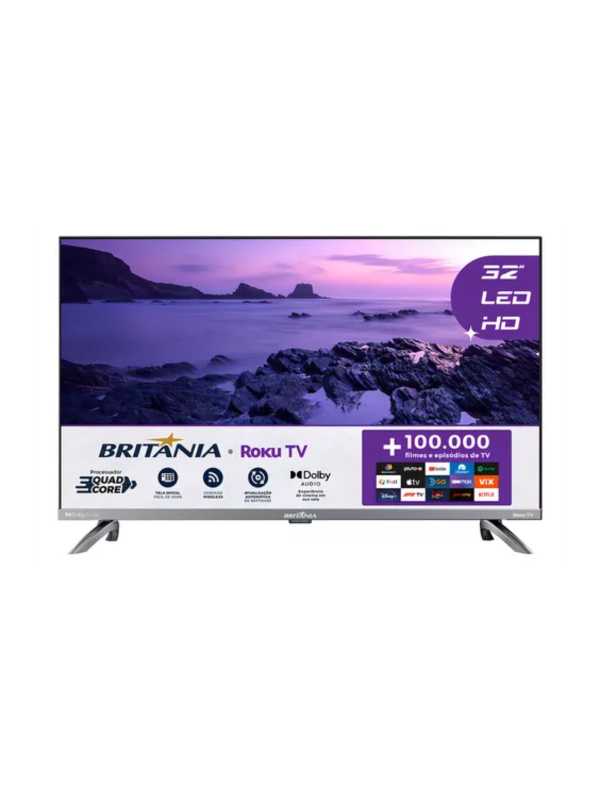 Smart TV Britânia  BTV32G7PR2CSGBLH 32”