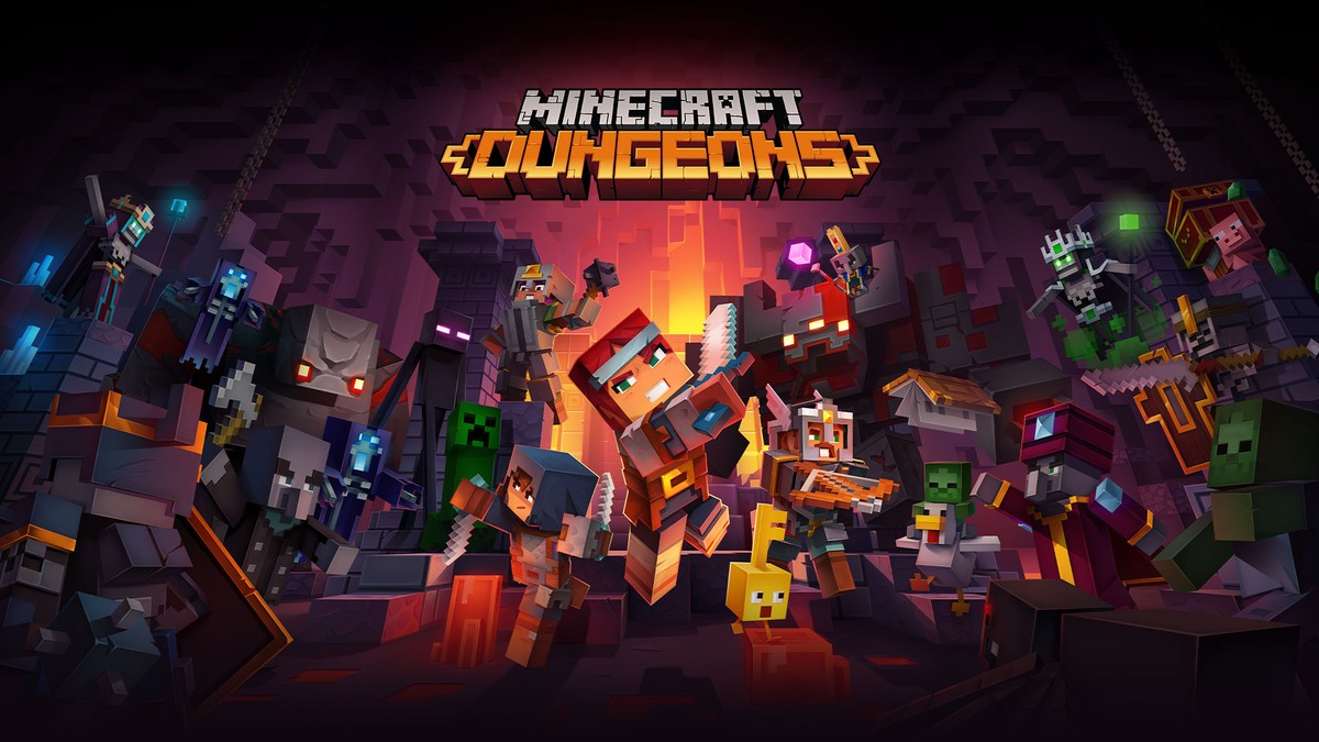 Minecraft Dungeons é lançado em plataformas Microsoft e também no PS4 e  Switch