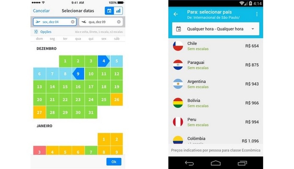 Selecionamos alguns aplicativos, disponíveis tanto para IOS