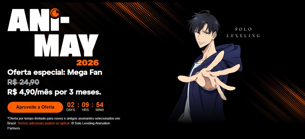  Divulgação/Crunchyroll/Edição: Mariana Castro