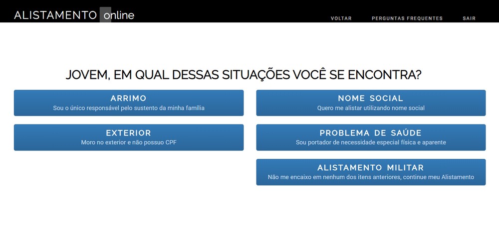 Nao Pertence A Classe Atual De Alistamento