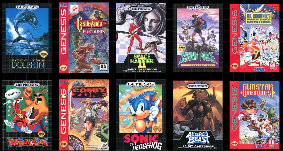 SEGA revela 12 últimos jogos para Mega Drive Mini; veja lista completa
