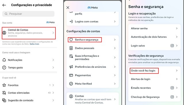 Como Ver Onde Meu Insta Esta Logado