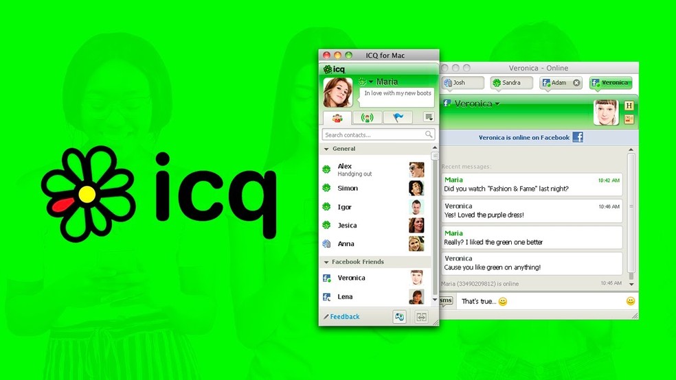 ICQ é considero o Whtsapp dos anos 90 — Foto: Reprodução/ICQ