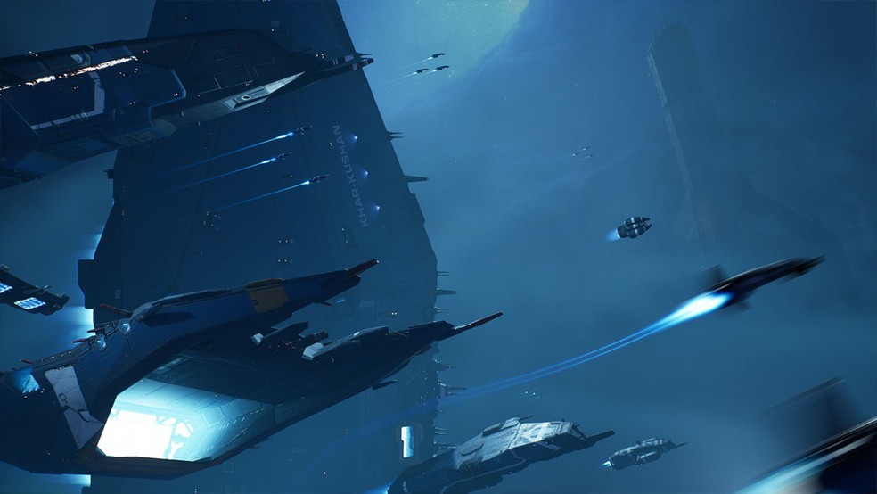 Em Homeworld 3 jogadores lutam pelo espaço sideral em batalhas estratégicas em tempo real — Foto: Reprodução/Steam