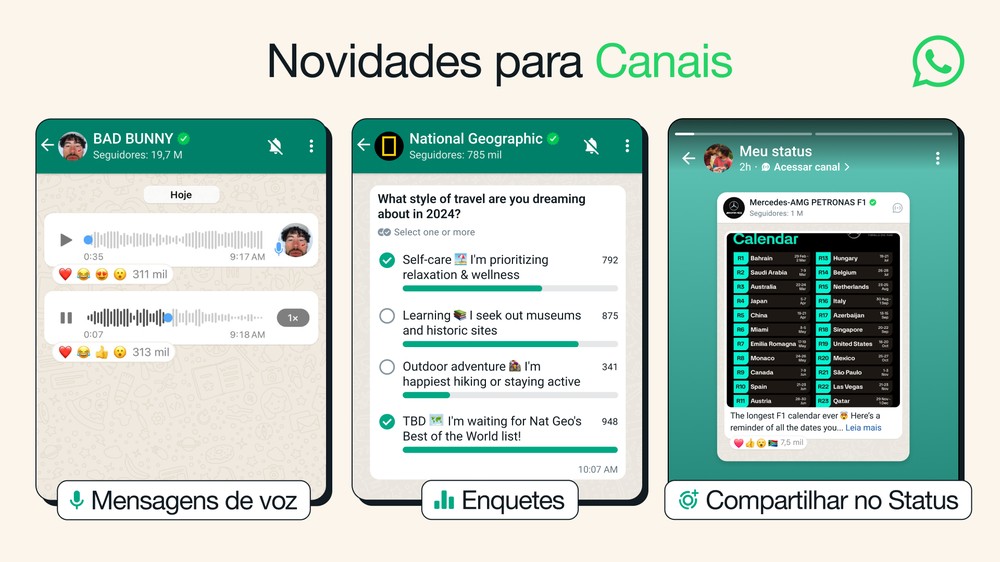8 novidades do WhatsApp lançadas em 2024 que você precisa conhecer