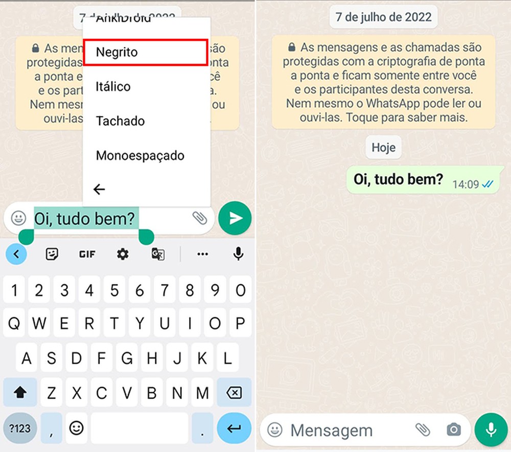 Como Negritar No Whatsapp