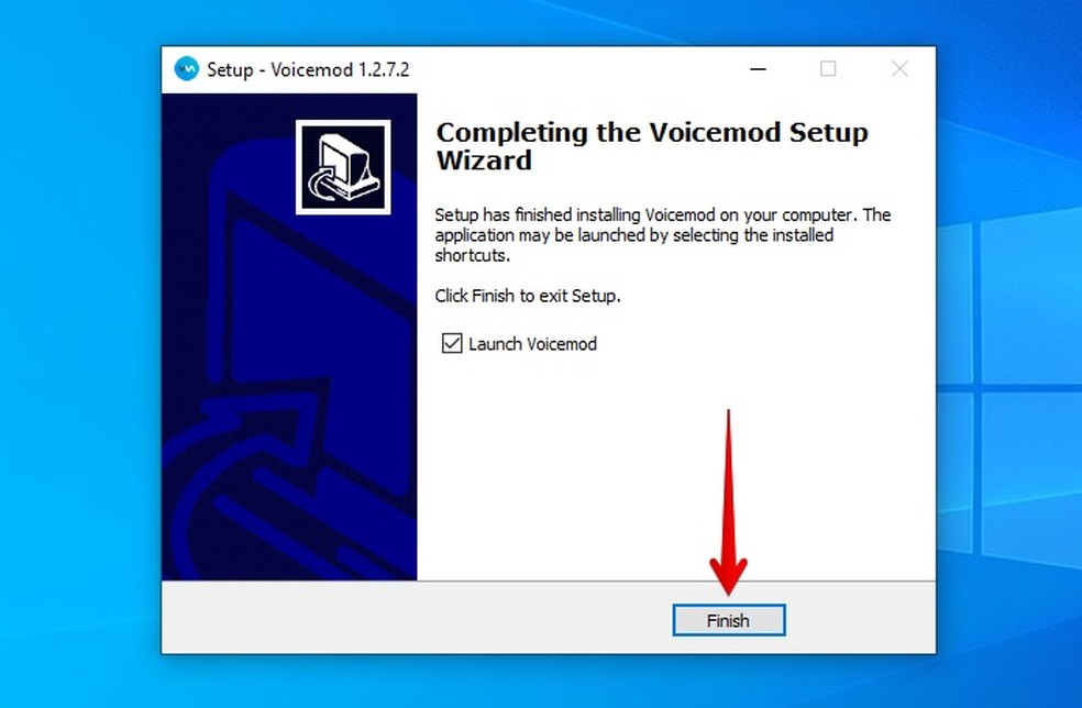 Instalando o Voicemod no PC — Foto: Reprodução/Helito Beggiora