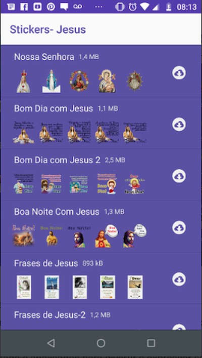Pack de figurinhas Cristãs 🌹 Exalando Cristo nas redes sociais