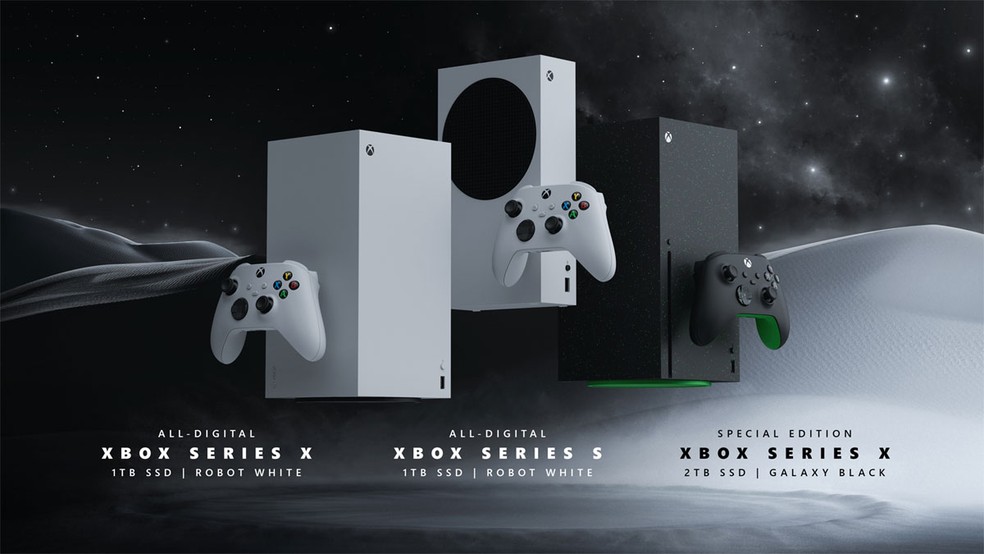 Os consoles Series S/X devem ter preços inferiores ao do PS5 Pro  — Foto: Reprodução/Xbox Wire