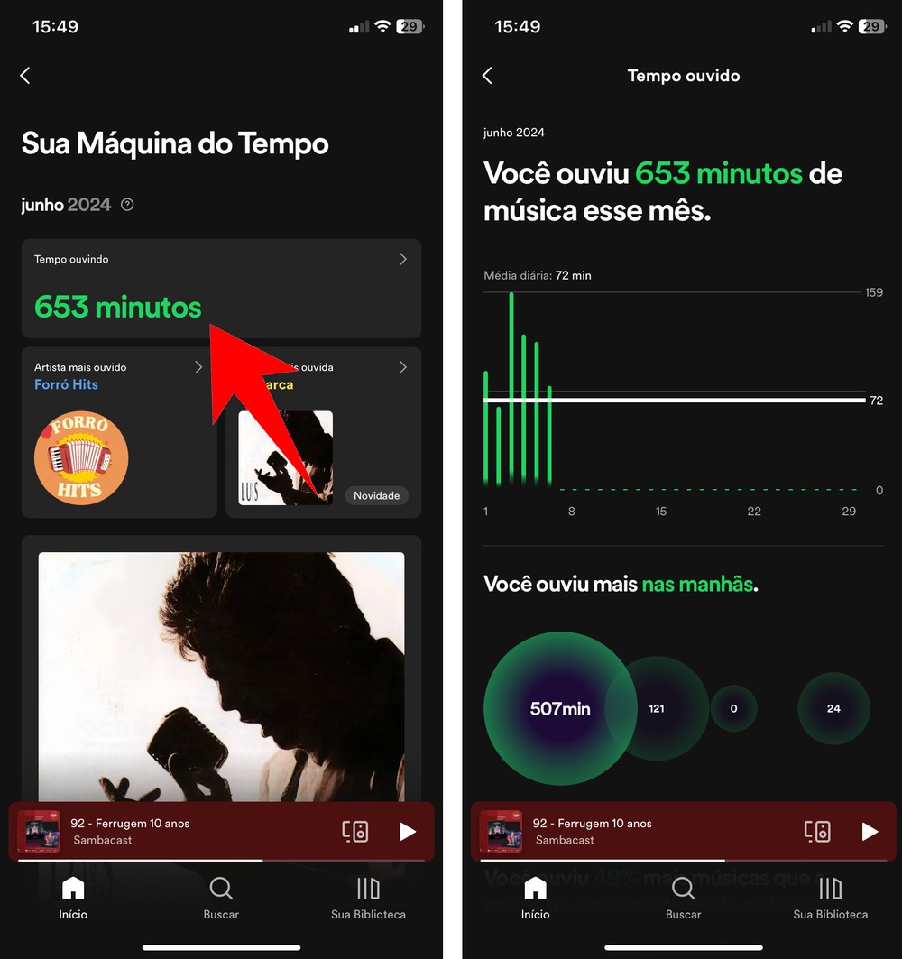 Como ver as músicas mais ouvidas no Spotify? Saiba acessar relatório mensal