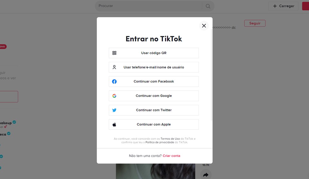 Como apagar vídeo do TikTok