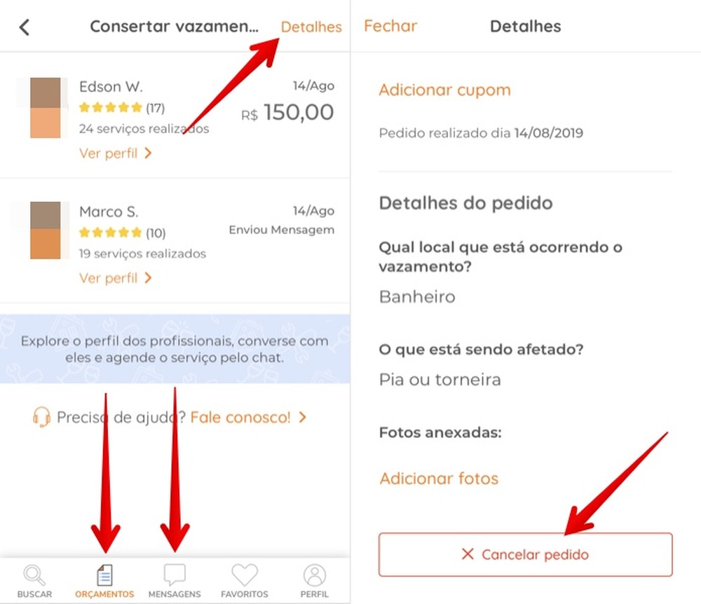 Como usar o Triider, app para contratação de serviços domésticos gerais