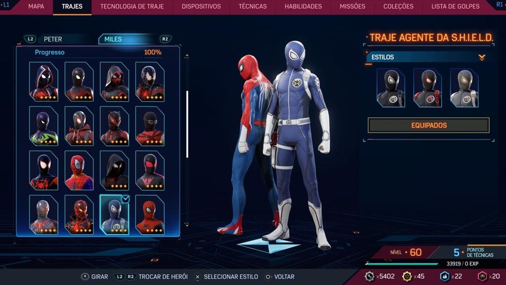 Spider-Man 2: veja as novas skins de Peter e Miles no jogo para PS5