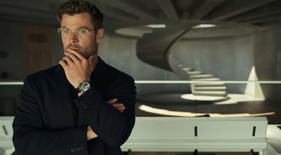 Spiderhead é protagonizado pelo ator americano Chris Hemsworth — Foto: Divulgação/Netflix