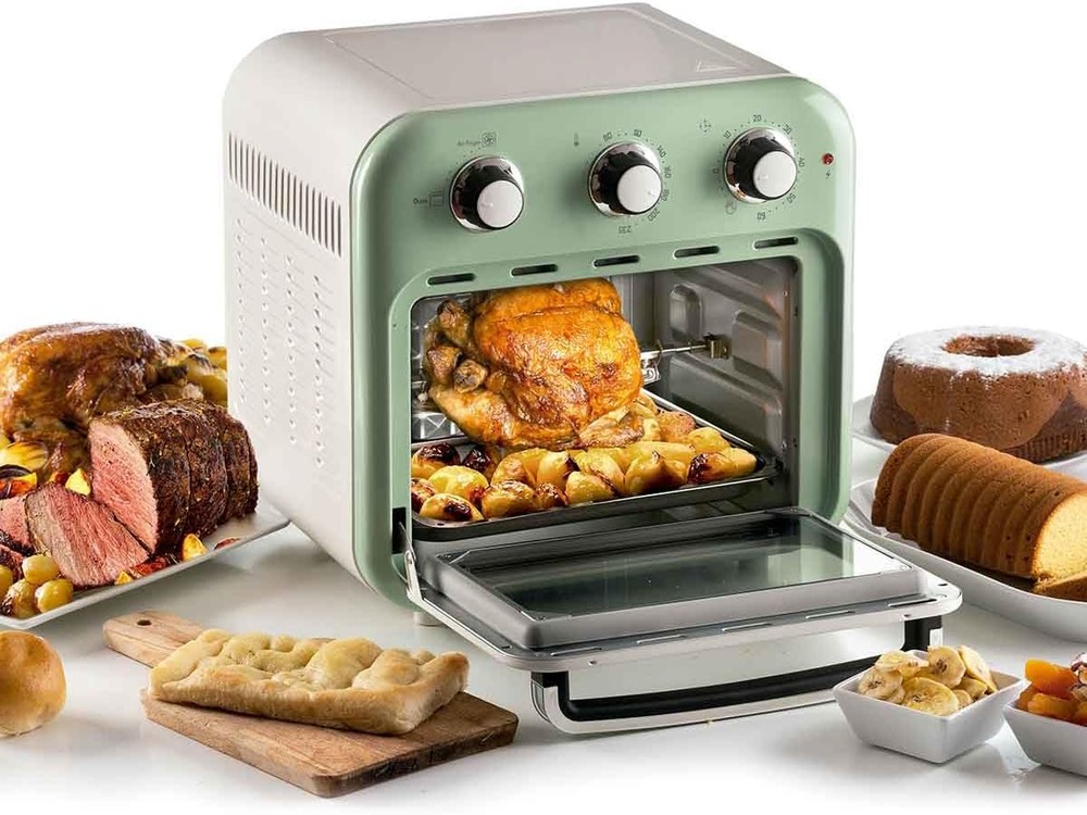 Mini Forno Ariete Vintage 0C09790 - Verde/Crema - Stile Retro - Spedizione Gratuita