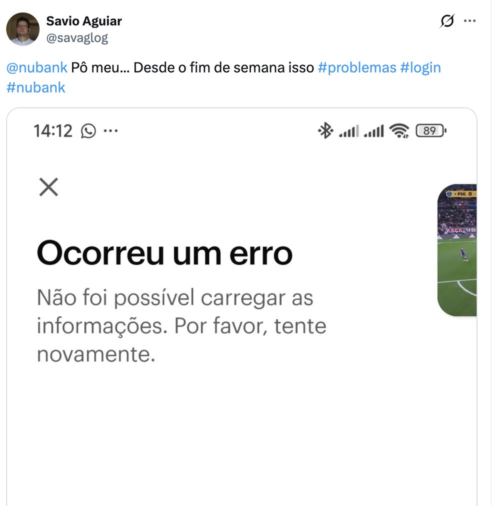  Reprodução/X @savaglog