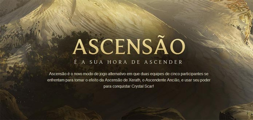 League of Legends ganha novo modo de jogo no deserto chamado Ascensão