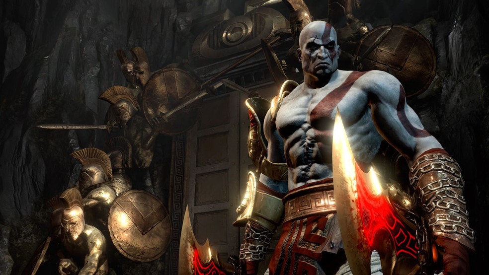PS3 ganhará pacote em vermelho, com os seis jogos da série God of War