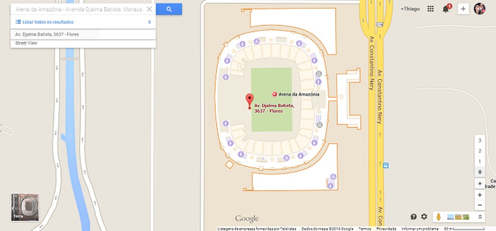 Google Maps permite visualizar estádios da Copa do Mundo 2014
