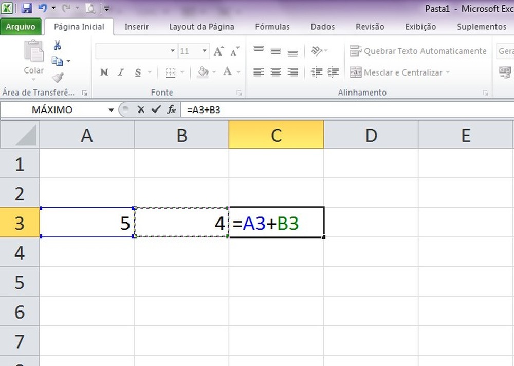 Como criar uma fórmula no Excel