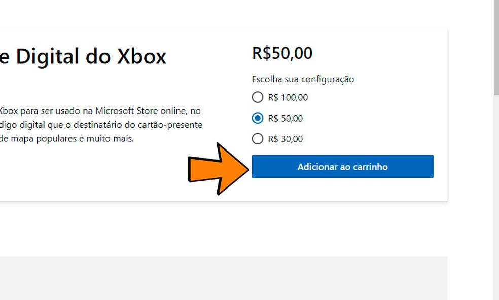 Cartão-presente - Microsoft Store Brazil
