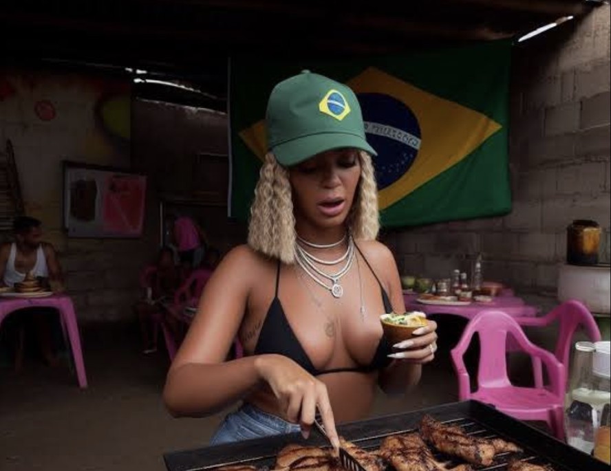 Beyoncé chegou no Brasil nesta quinta (21)