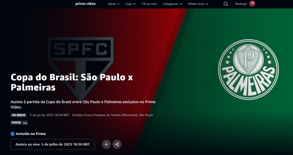 São Paulo x Palmeiras: onde assistir ao jogo da Copa do Brasil hoje