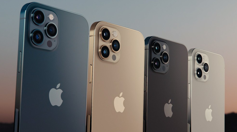 iPhone 12 Pro chegam em quatro cores — Foto: Reprodução/Apple