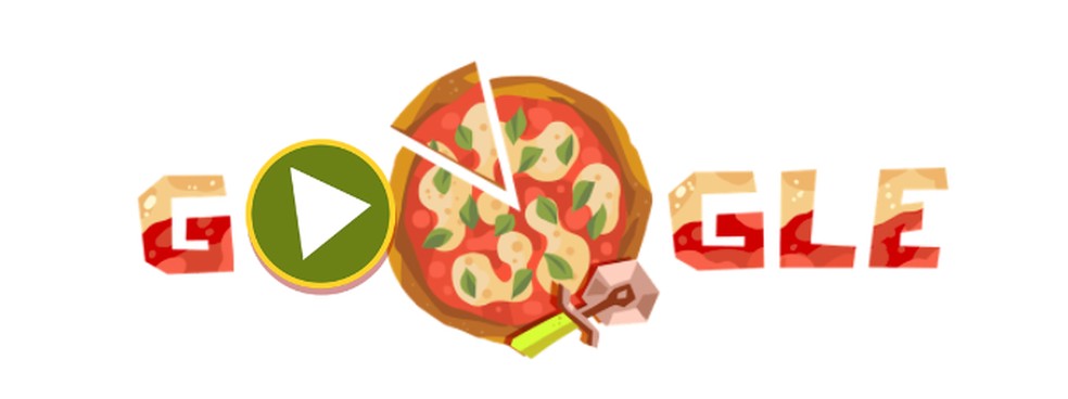 Google lembra a história da Pizza em novo Doodle