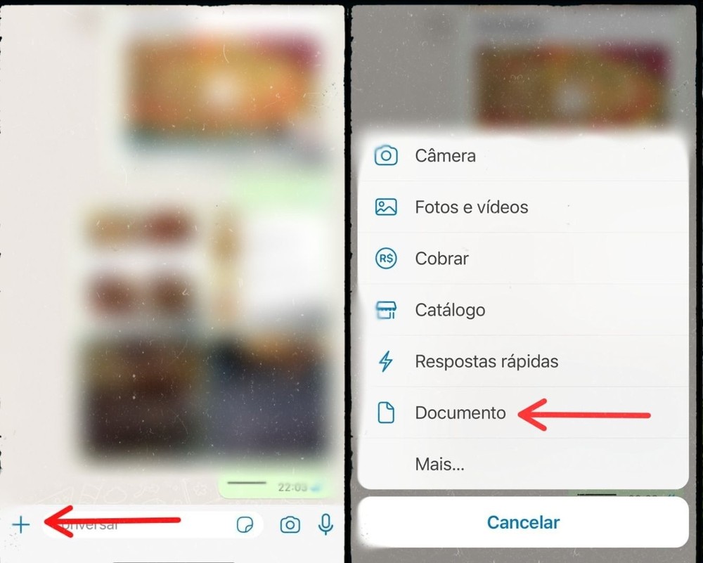 WhatsApp como enviar foto e vídeo com qualidade original no iPhone (iOS)
