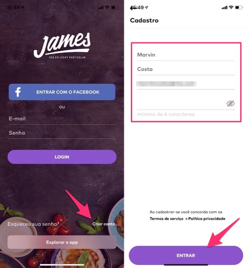 Como usar o James Delivery para fazer compras de supermercado online