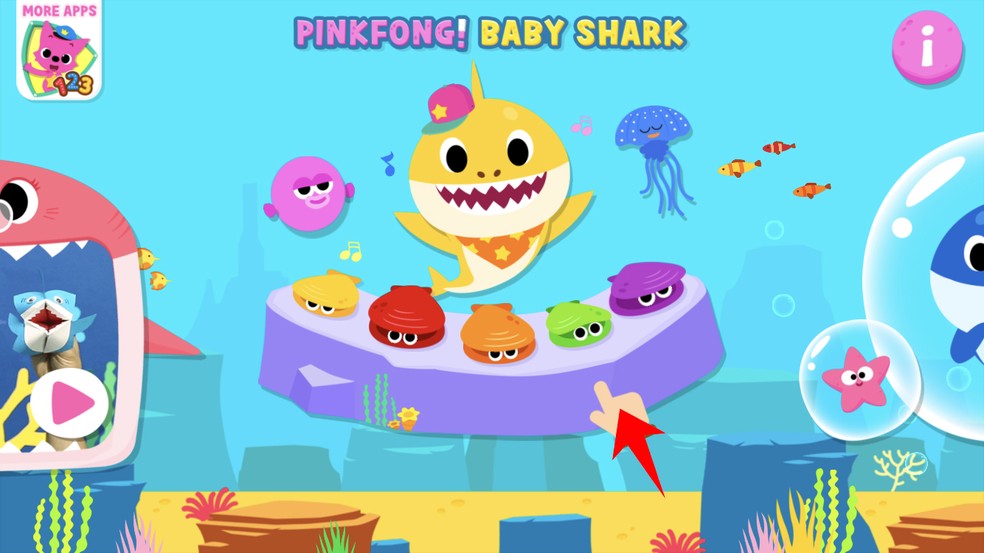 Pinkfong Bebê Tubarão: Jogos – Apps no Google Play